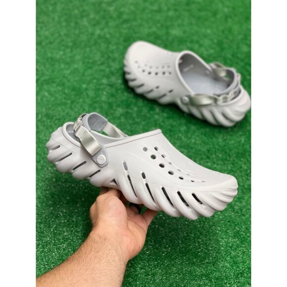 CROCS Other - Crocs Echo Clog Mens Casual Clogs Gray 207937-1FT NEW Multi Sz